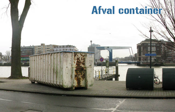 Grofvuil containers 8-11 dec.